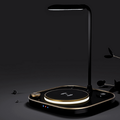 Lumify Desk Lamp & Multi-Device Charger (Phone, Watch, Earphones)