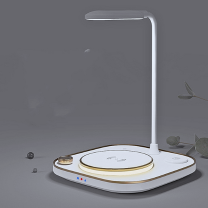 Lumify Desk Lamp & Multi-Device Charger (Phone, Watch, Earphones)